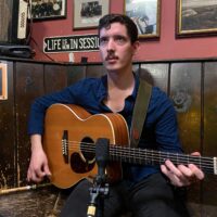 Recording Acoustic Guitar for Traditional Irish Folk Music on Location in Boston Pub